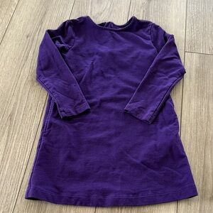 Primary Deep Purple Dress with Zipper